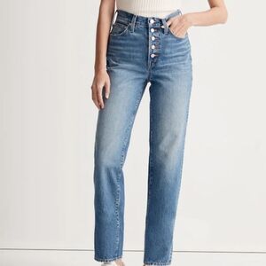 Women's Madewell Blue High-Waisted Jeans